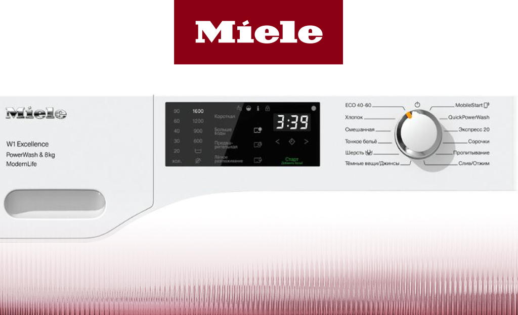 Обзор стиральной машины Miele WEF365WPS