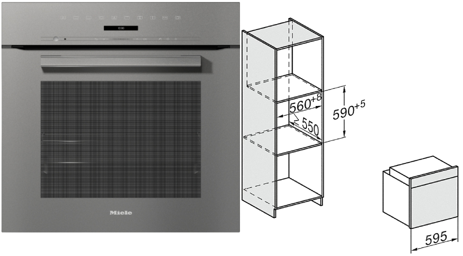 Духовой шкаф Miele