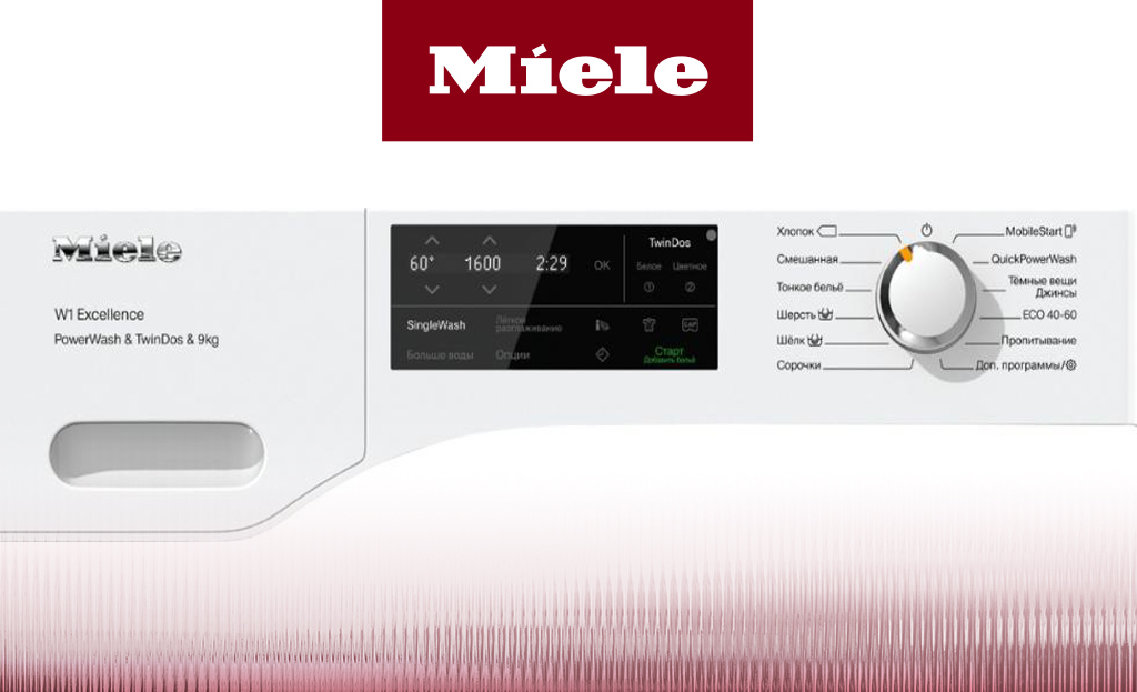 Обзор стиральной машины Miele WEI865 WPS