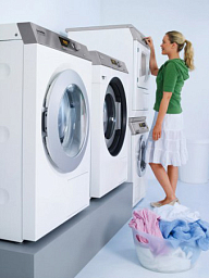 Профессиональная сушильная машина Miele PT 7186 Vario RU LW