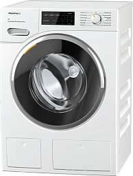 Стиральная машина Miele WWI860 WPS с наклейкой на русском языке, с дефектом на корпусе