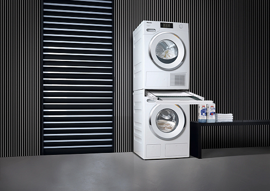 Монтажный комплект для установки в колонну Miele W1/T1 (WhiteEdition) WTV512 белый лотос preview 6