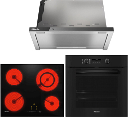 Комплект Miele H 2861 BP OBSW, KM 6520 FL, DAS 4630 OBSW